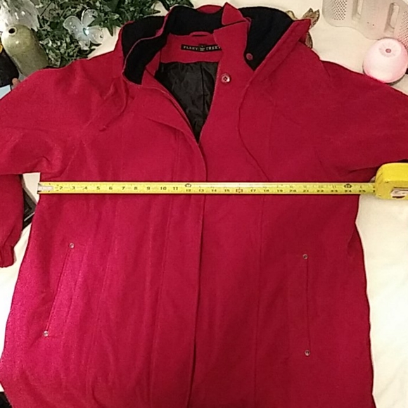 Fleet Street Red Winter Coat - Picture 8 of 11